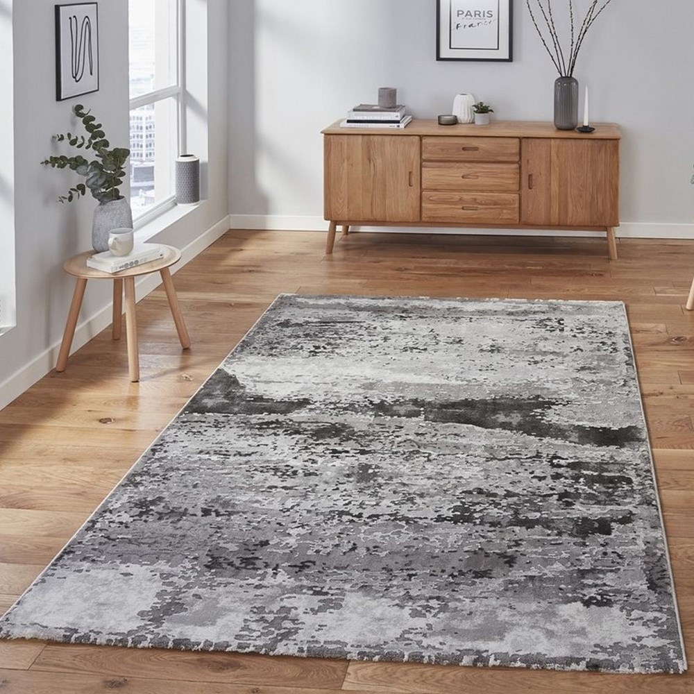 Craft 19788 Abstract Rugs in Grey